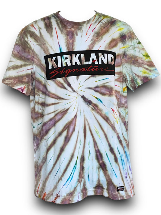 Rainbow split Swirl Tie Dye Kirkland T-Shirt