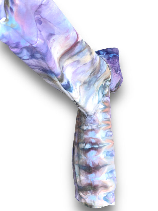 black and blue Tie Dye Hoodie