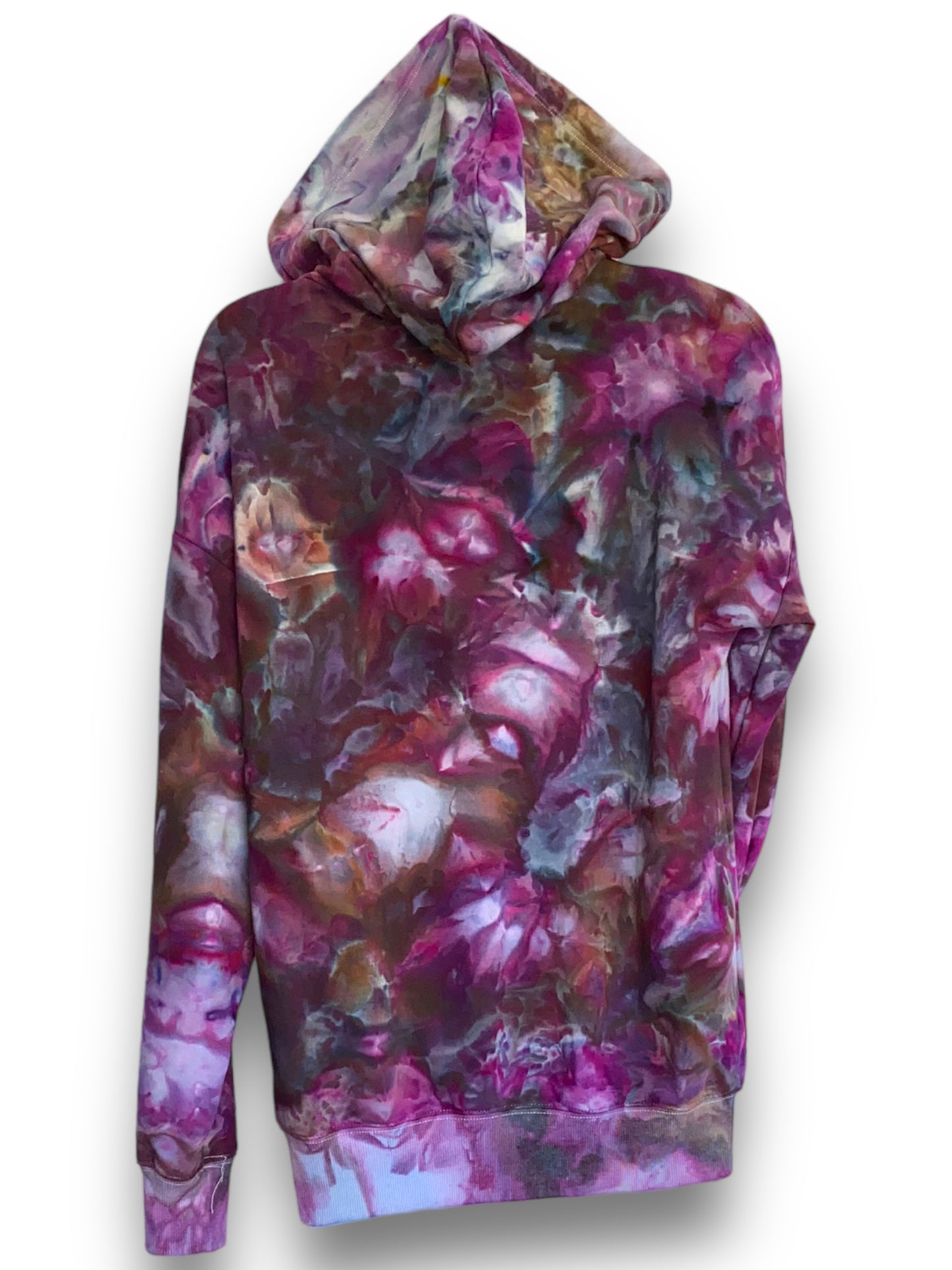 Purple & Grey Tie Dye Hoodie