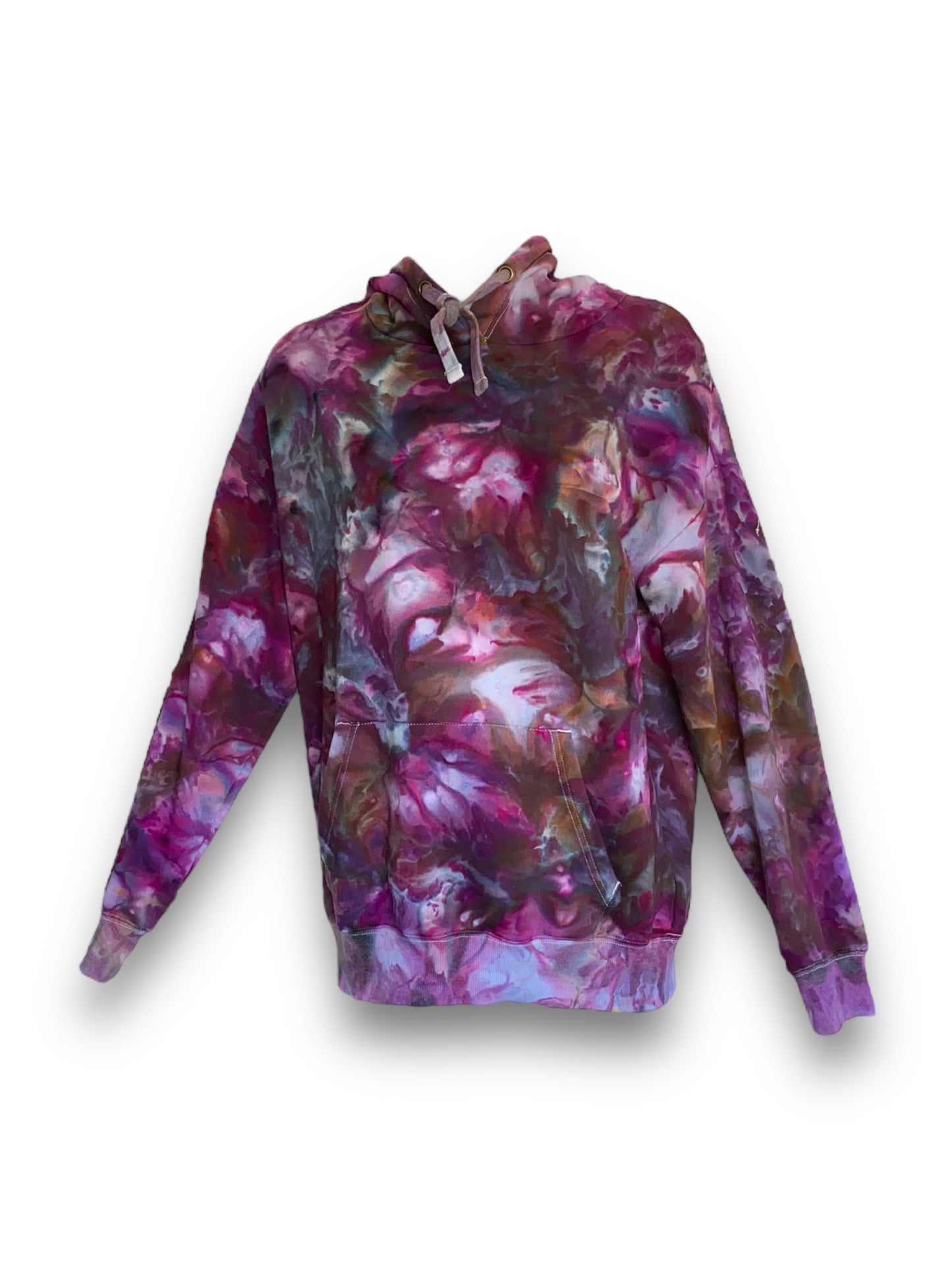 Purple & Grey Tie Dye Hoodie