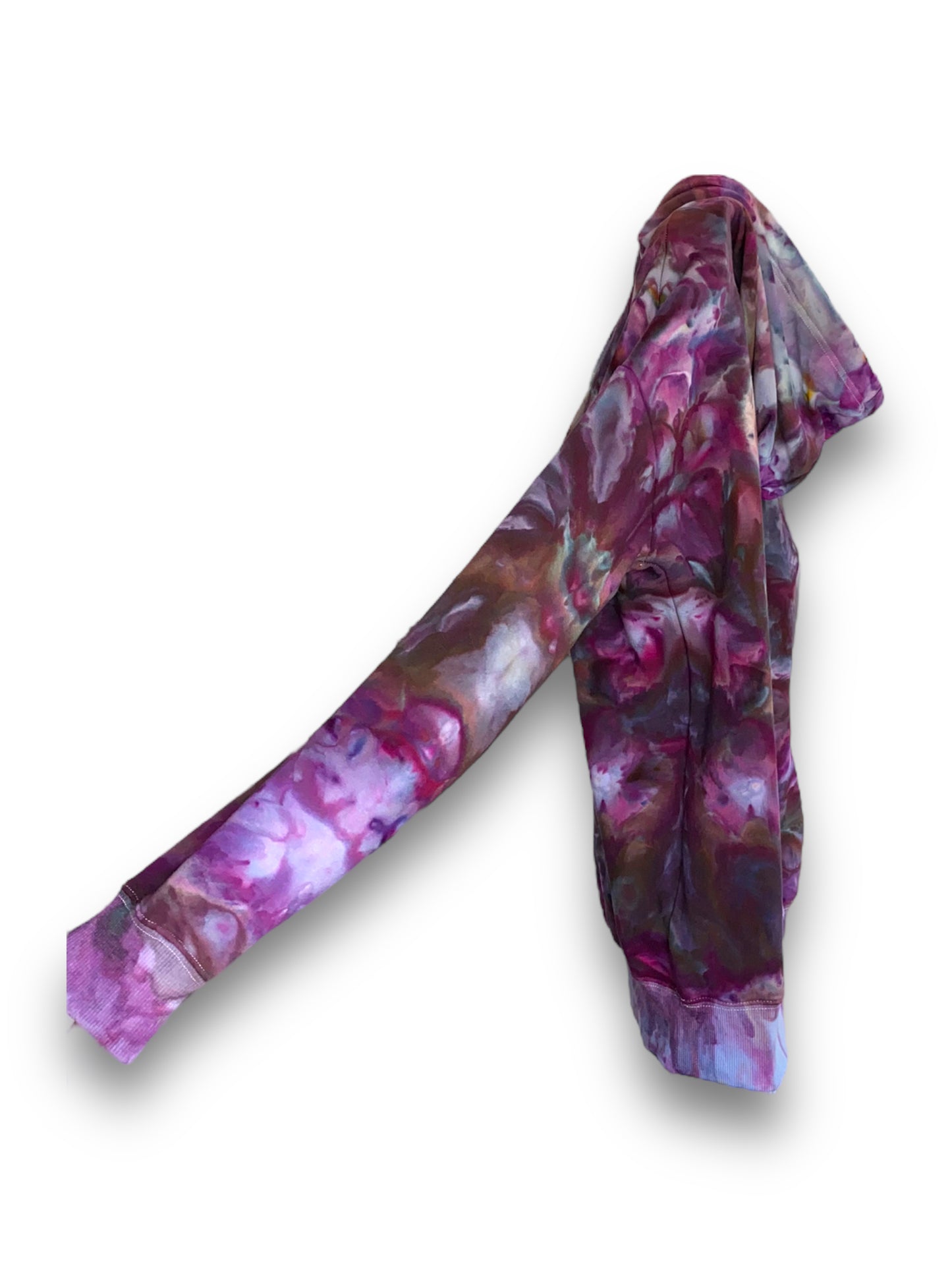 Purple & Grey Tie Dye Hoodie