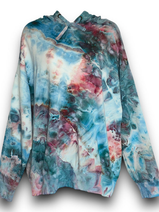 Loose Geode Tie Dye Hoodie